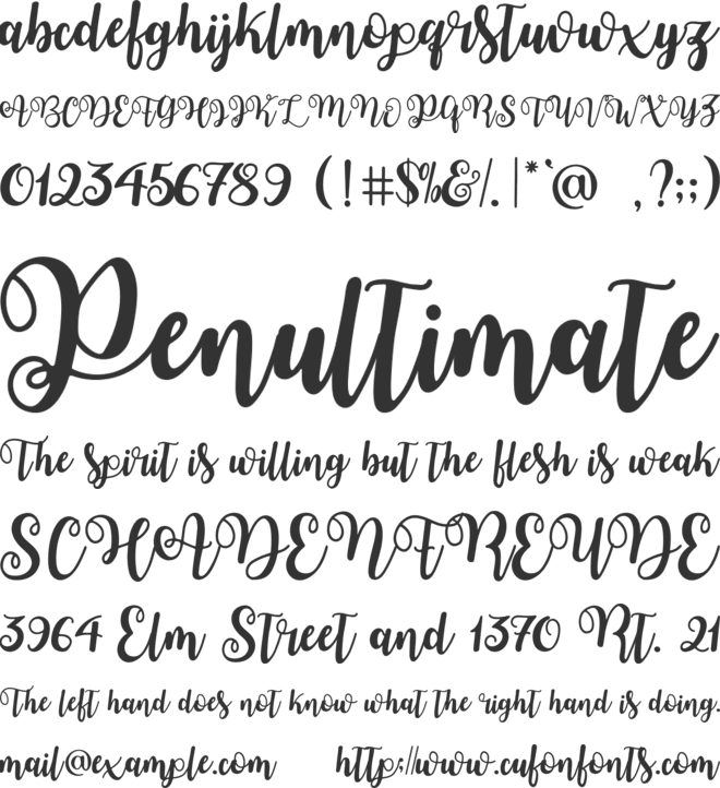 Childrend Toys font preview