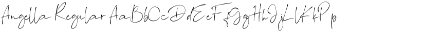 Angella Regular font