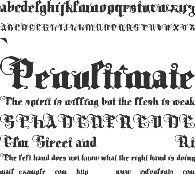 Tyrfing font preview
