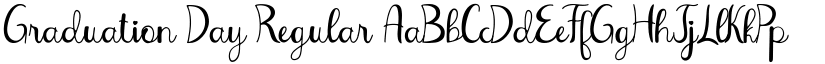 Graduation Day Regular font