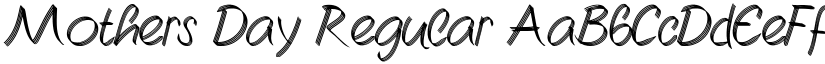Mothers Day Regular font