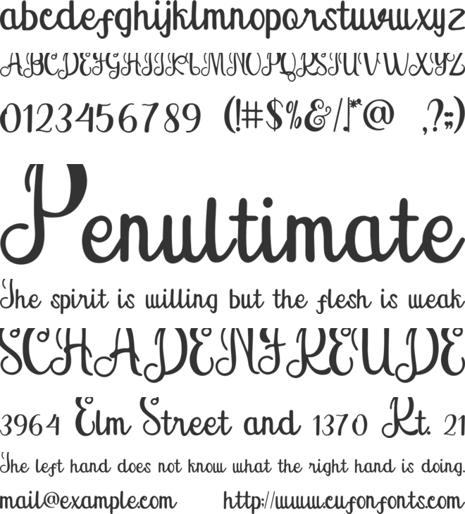 Paint Water Color font preview