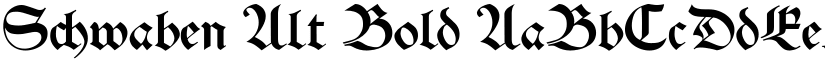 Schwaben Alt font download