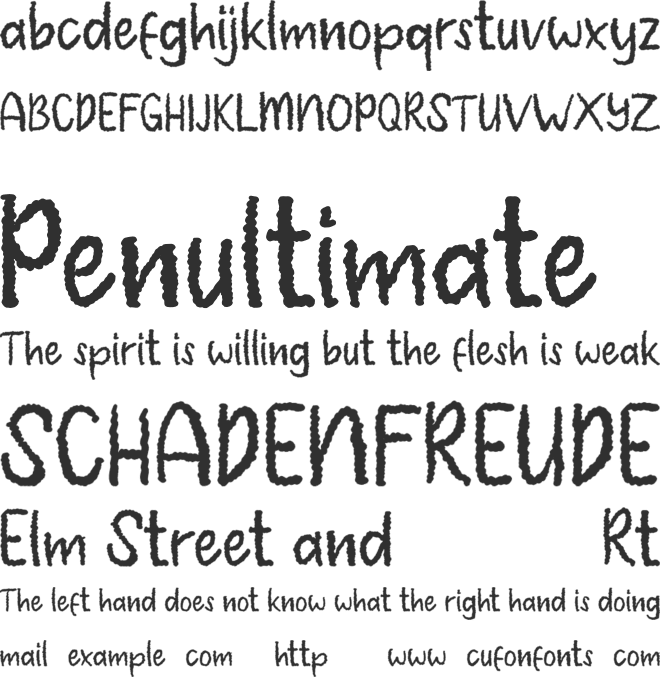 Handwriting-Mexico font preview
