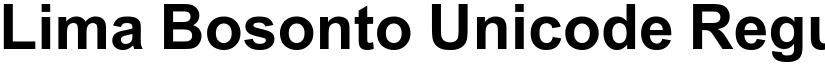 Lima Bosonto Unicode Regular font