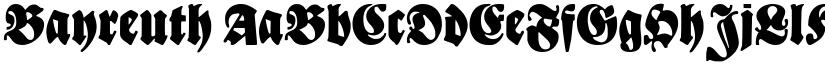 Bayreuth font download