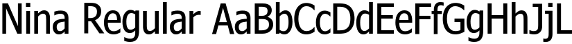 Nina Regular font