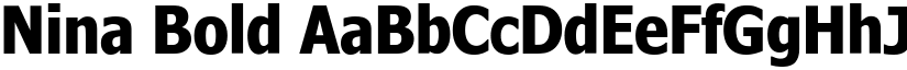 Nina Bold font