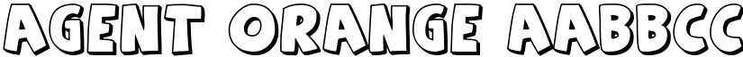 Agent Orange font