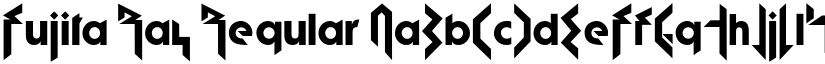 Fujita Ray Regular font