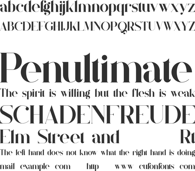 Quilin font preview