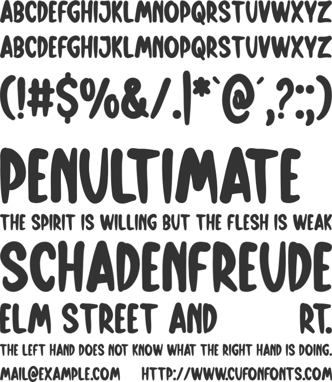 Summer Motion font preview