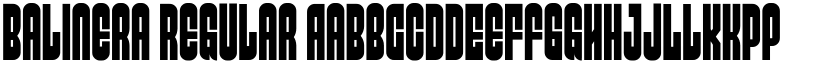 Balinera Regular font
