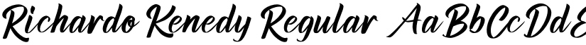 Richardo Kenedy Regular font