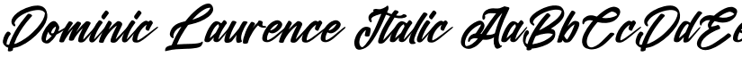 Dominic Laurence font download