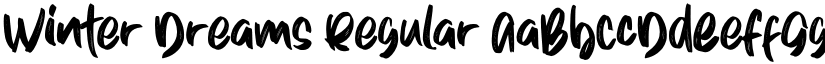 Winter Dreams Regular font