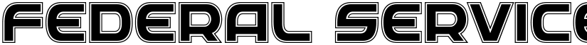Federal Service Academy Regular font