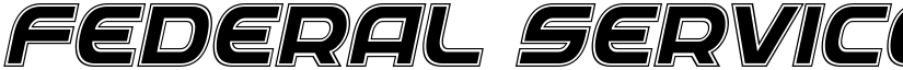 Federal Service Academy Italic Italic font