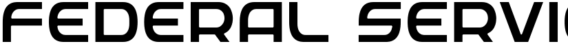 Federal Service Light Light font