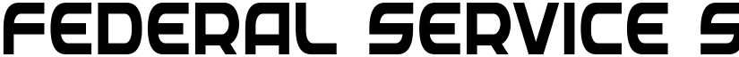 Federal Service Semi-Bold Condensed Semi-Bold Condensed font