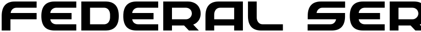 Federal Service Semi-Bold Expanded Semi-Bold Expanded font