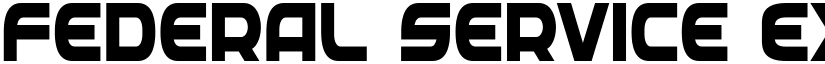 Federal Service ExtraBold Condensed ExtraBold Condensed font