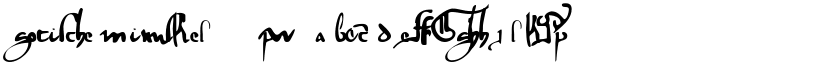 gotische minuskel 1269 pw font