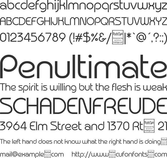 Typografix font preview