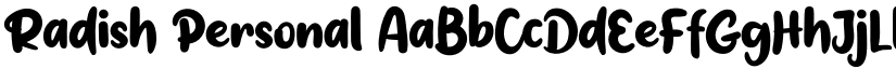 Radish font download