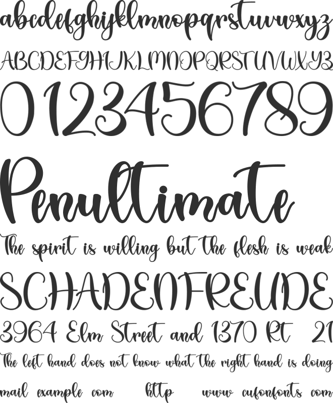 Lovely Summer - Personal Use font preview