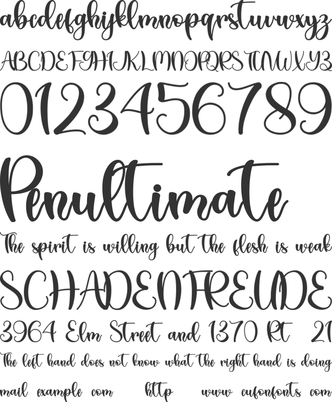 Lovely Summer - Personal Use font preview