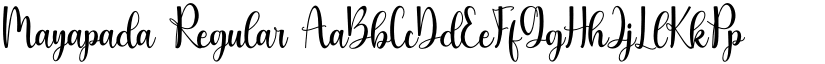 Mayapada Regular font