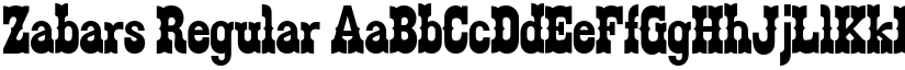 Zabars font download