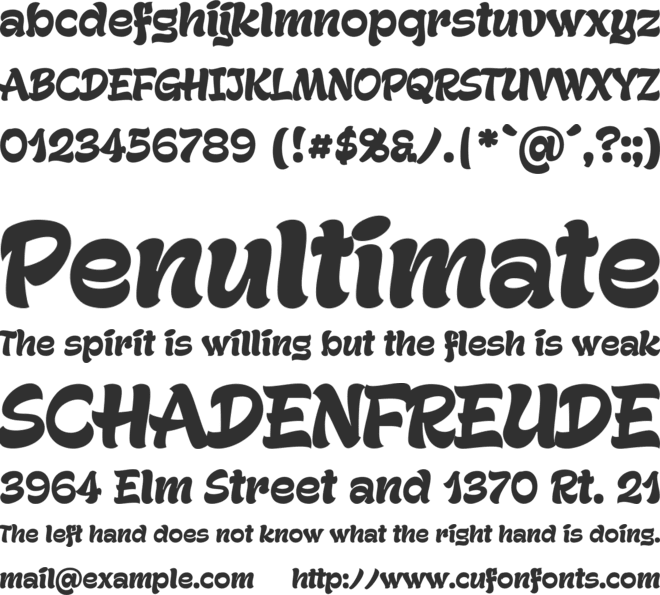Gecko Personal Use Only font preview