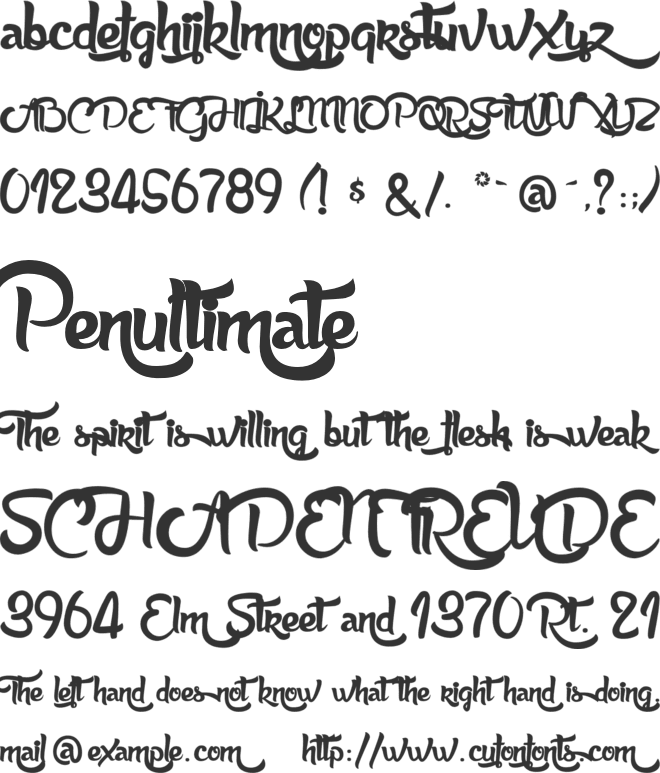 Anabelle Script font preview