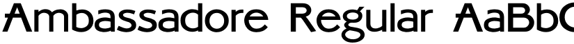 Ambassadore Regular font