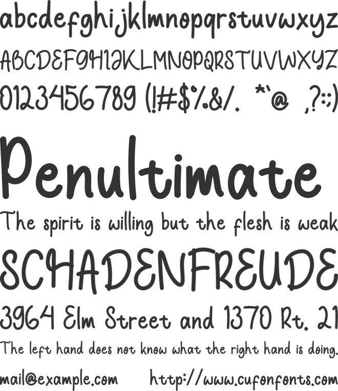 Enoltase font preview