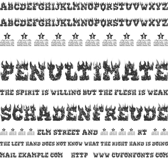 WHO IS HOT font preview