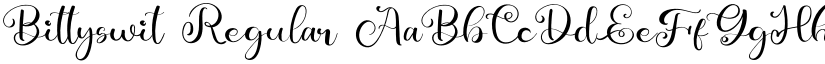 Bittyswit Regular font