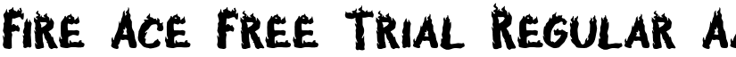 Fire Ace Free Trial Regular font