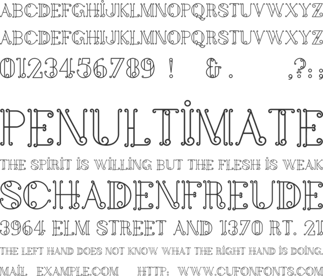 Balcon a lisbonne font preview