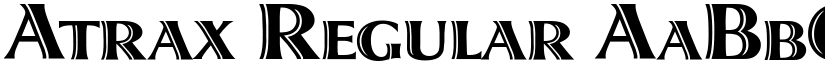 Atrax Regular font