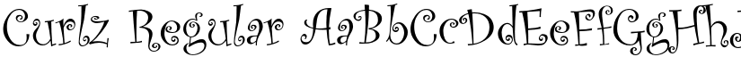 Curlz Regular font