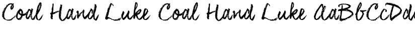 Coal Hand Luke Coal Hand Luke font