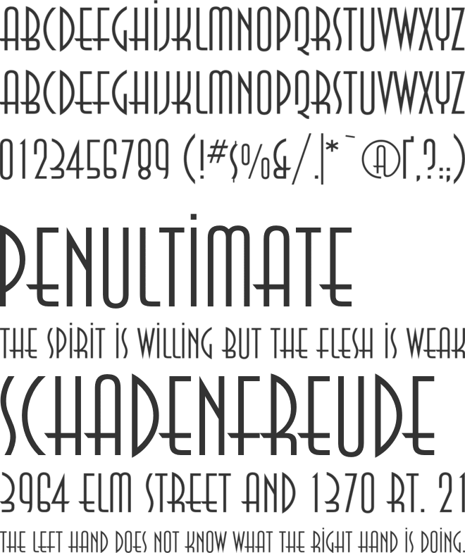 Cicek font preview