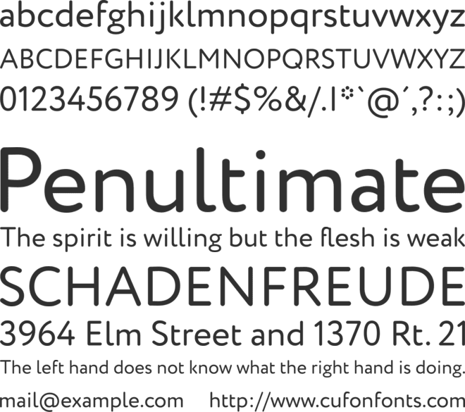 Circe Rounded font preview