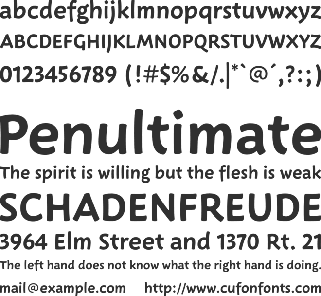 Fry Pro font preview