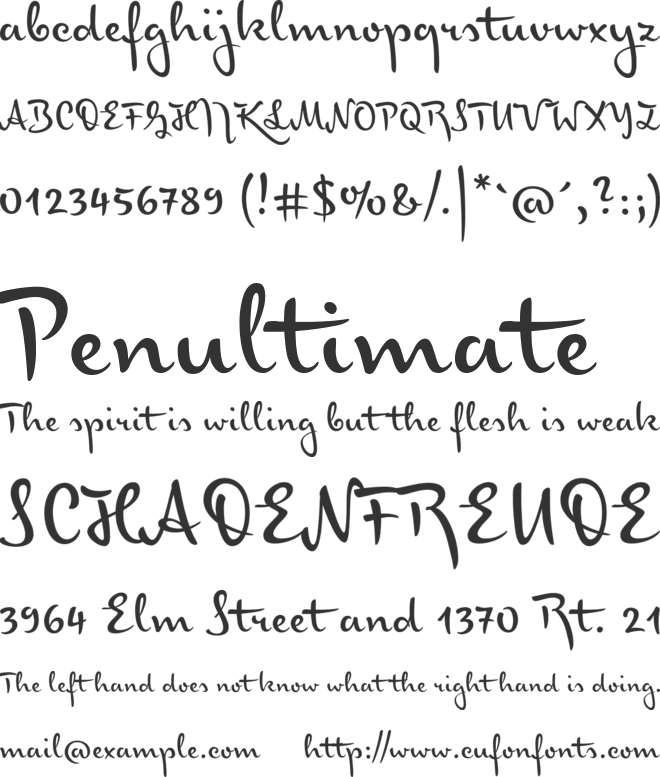 JosefKPaneuropean font preview