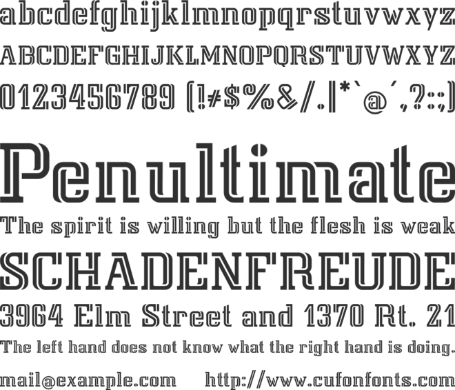 Isar CAT font preview
