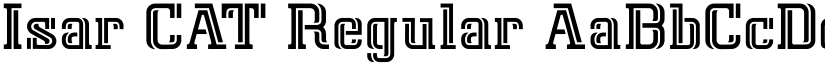 Isar CAT Regular font